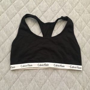 Calvin Klein logo sorta bra